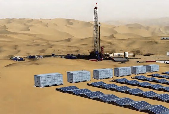 Remote industrial site