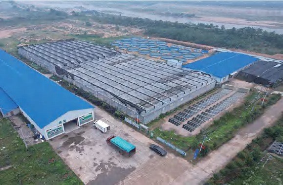 Industrial solar power project