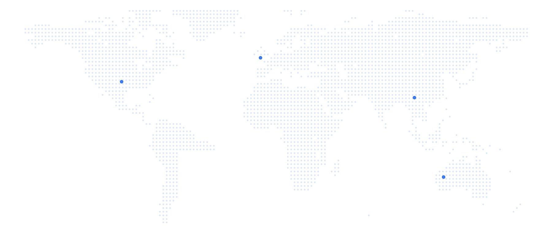 Global service network map
